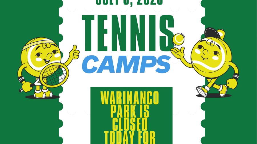 Tennis Camp Cancellation Notice